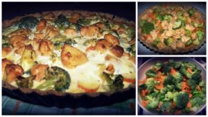 Read more about the article Tarta pełnoziarnista z warzywami i kurczakiem