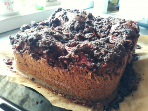 Read more about the article Czekoladowe ciasto drożdżowe z owocami