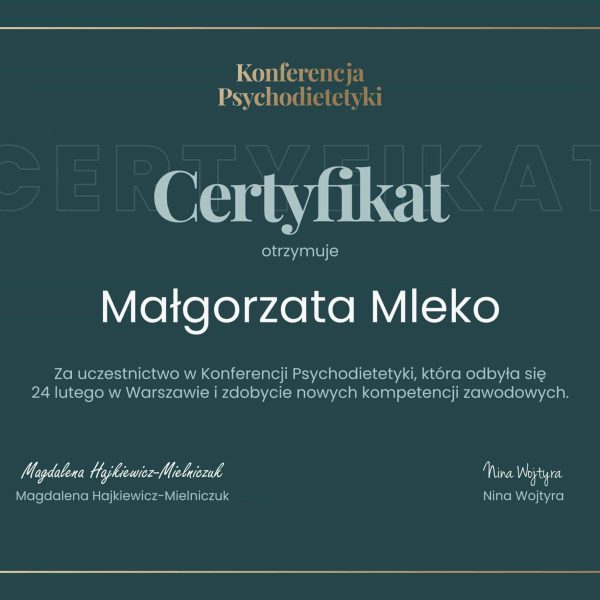 2024 - konferencja psychodietetyki